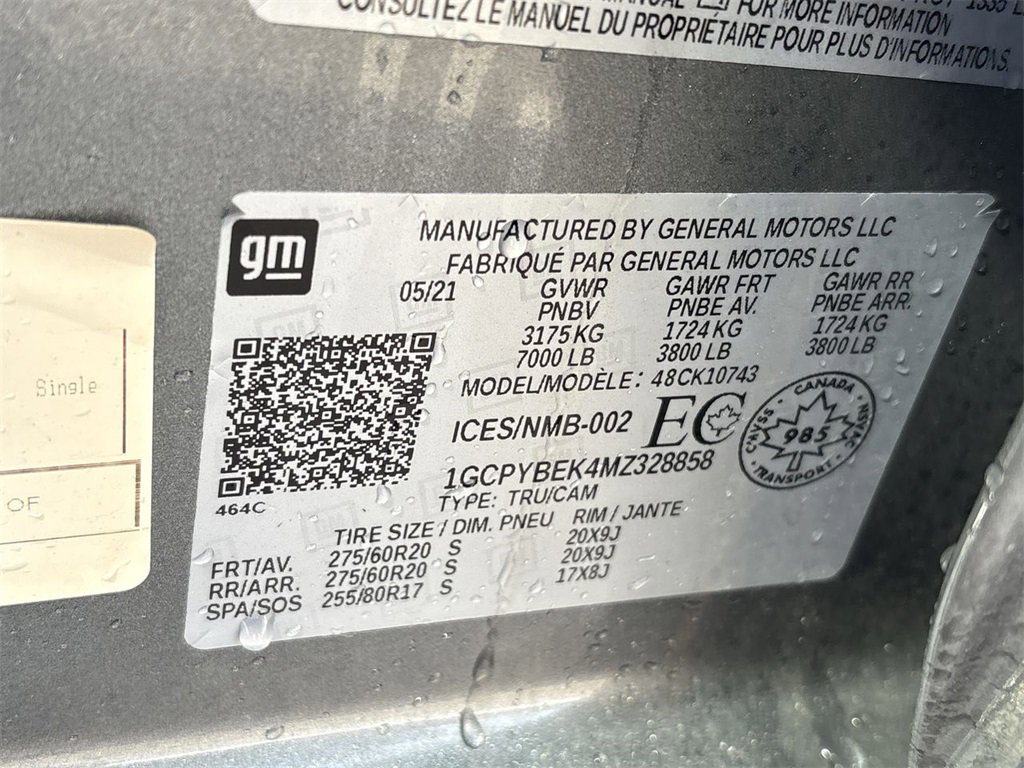 Used 2021 Chevrolet Silverado 1500 Custom image 15