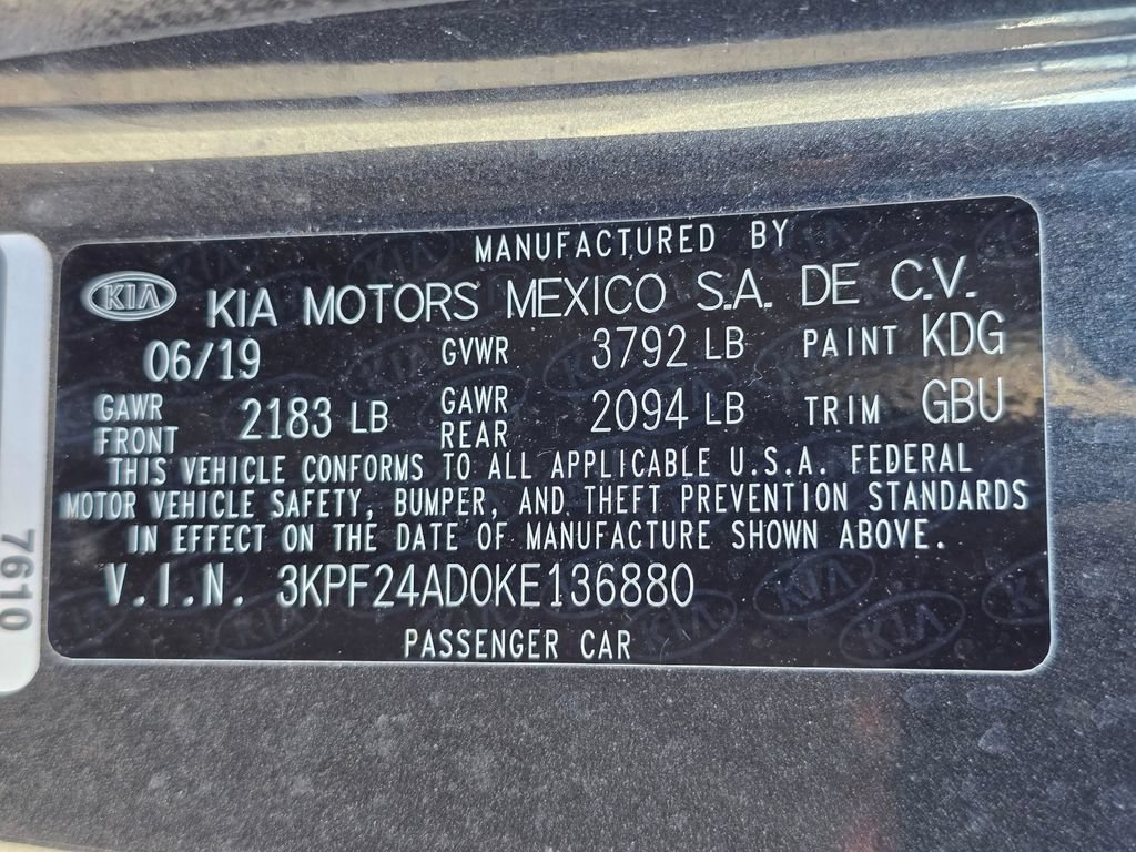 Used 2019 Kia Forte LXS FWD image 30