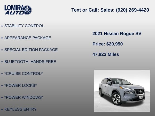 Used 2021 Nissan Rogue SV AWD/4WD image 8