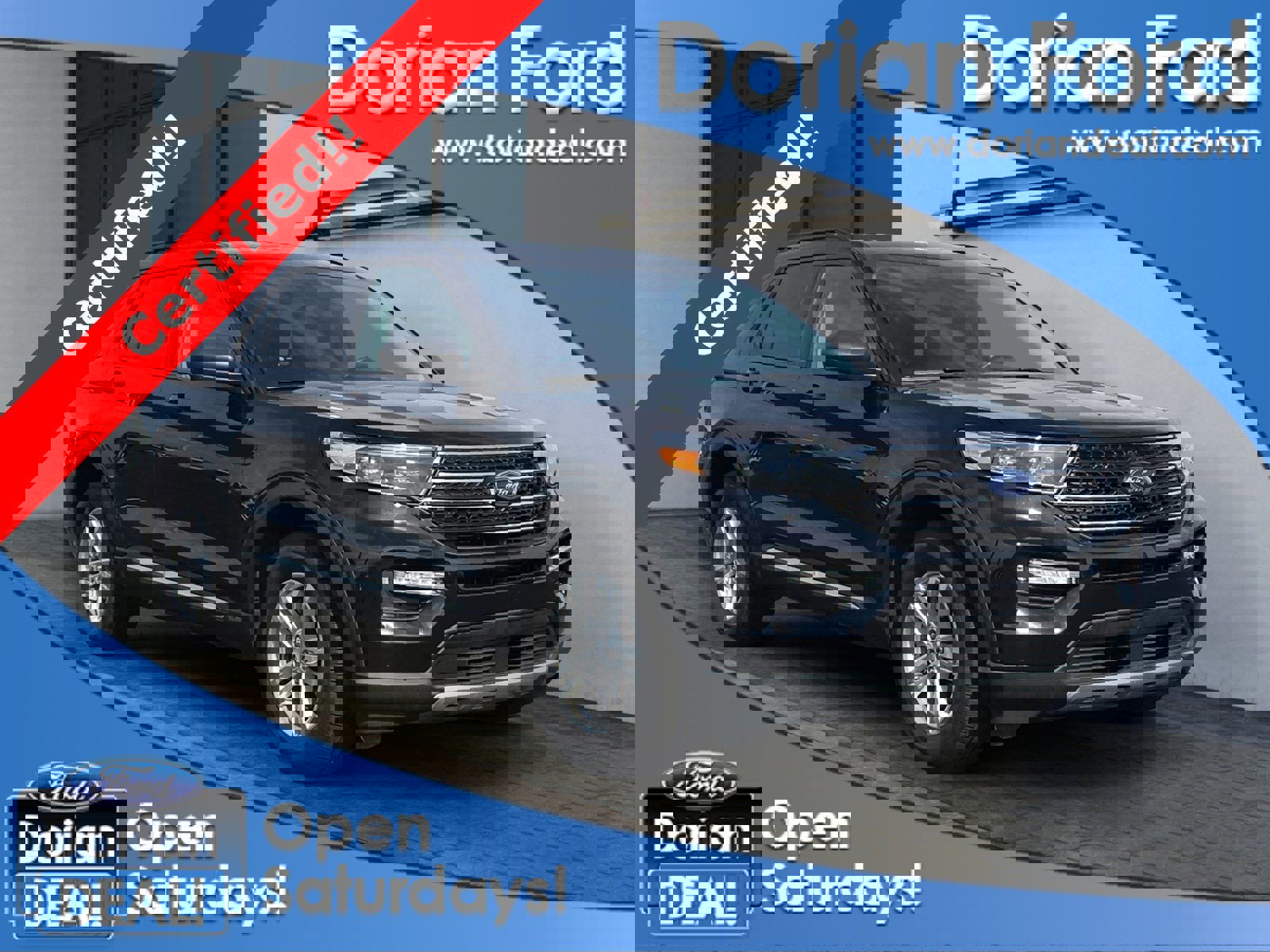 Certified 2023 Ford Explorer XLT w/ Equipment Group 202A