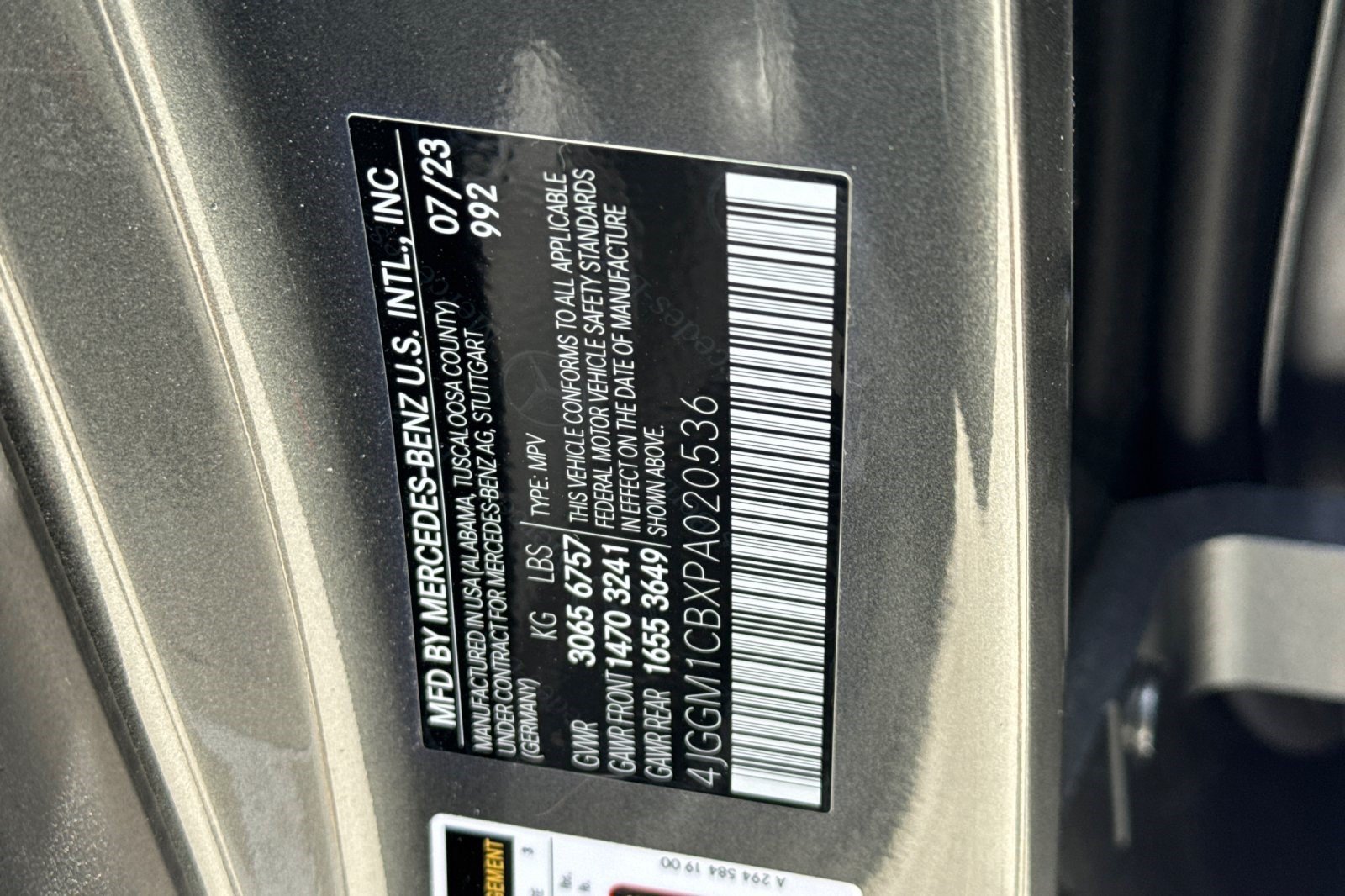 Certified 2023 Mercedes-Benz EQE 350+ 4MATIC SUV image 29