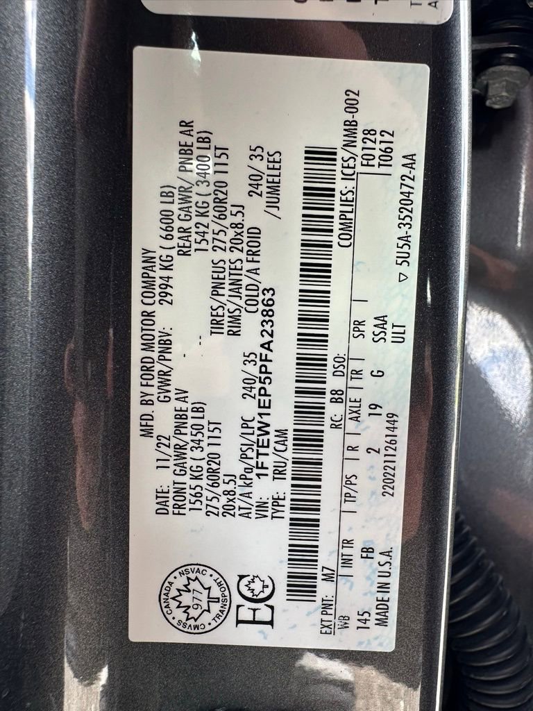 Used 2023 Ford F150 XLT w/ Equipment Group 302A High AWD/4WD image 28