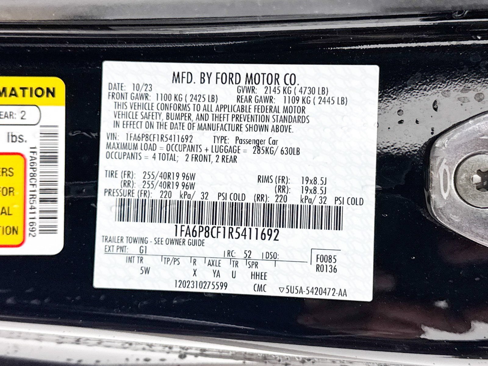 Used 2024 Ford Mustang GT Premium RWD image 34