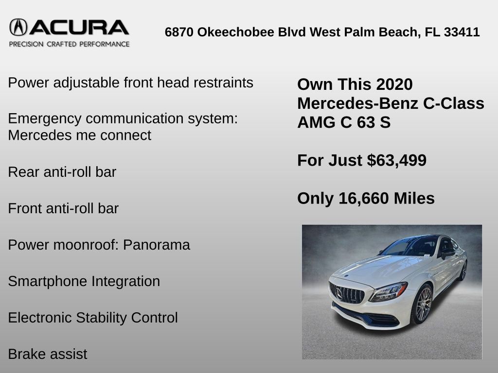 Used 2020 Mercedes-Benz C 63 AMG S image 30