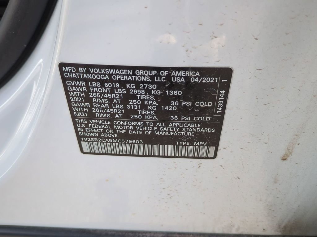 Used 2021 Volkswagen Atlas SEL R-Line image 42