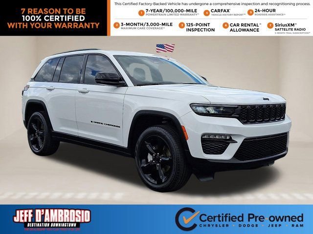 Certified 2024 Jeep Grand Cherokee Limited w/ Black Appearance Package AWD/4WD image 1