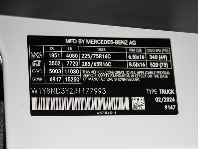 Used 2024 Mercedes-Benz Sprinter 3500 image 7