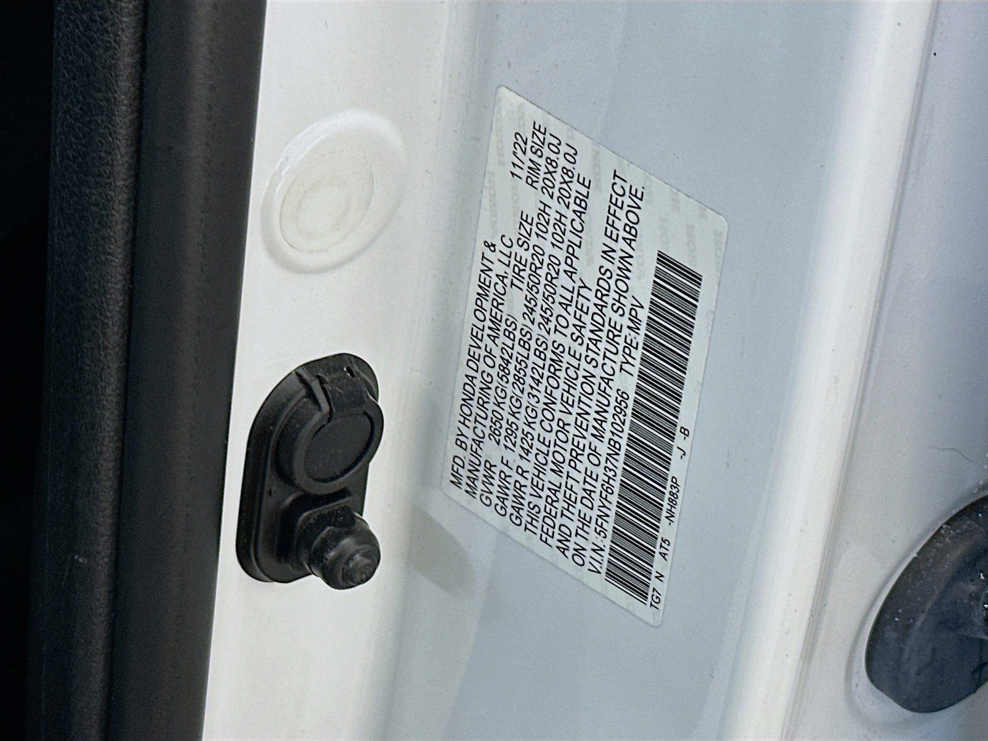 Used 2022 Honda Pilot Sport image 12
