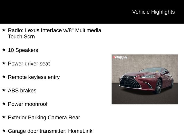 Used 2024 Lexus ES 350 w/ Premium Package image 2