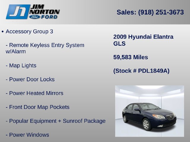Used 2009 Hyundai Elantra GLS FWD image 21