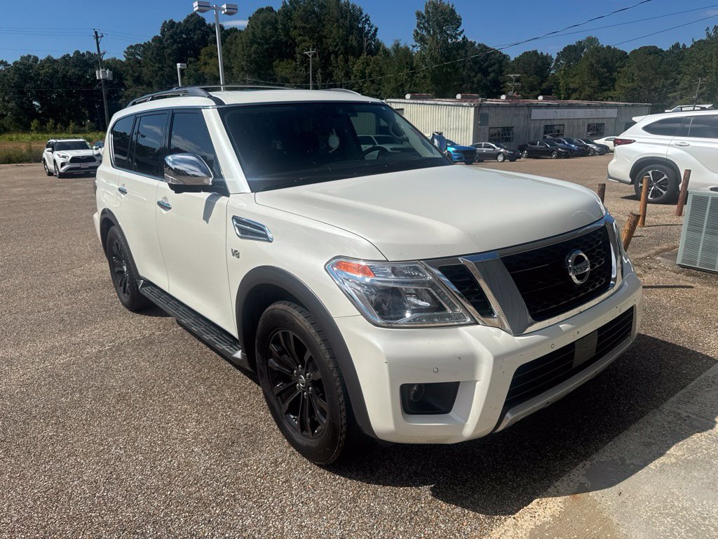 Used 2018 Nissan Armada Platinum w/ Captain Seat Package RWD image 2