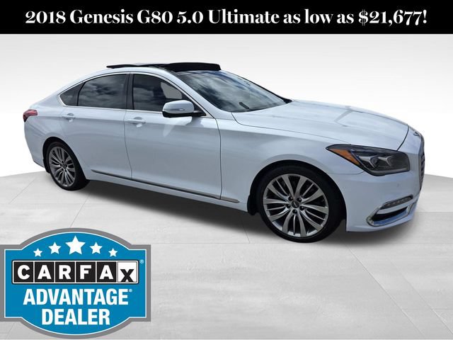 Used 2018 Genesis G80 5.0 Ultimate RWD image 1