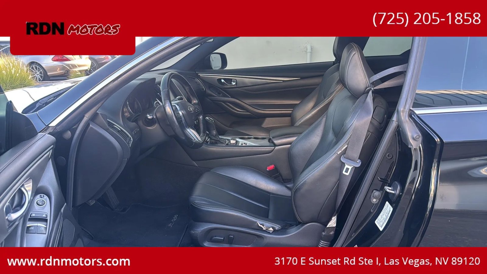 Used 2017 INFINITI Q60 2.0t w/ Moonroof Package RWD image 9