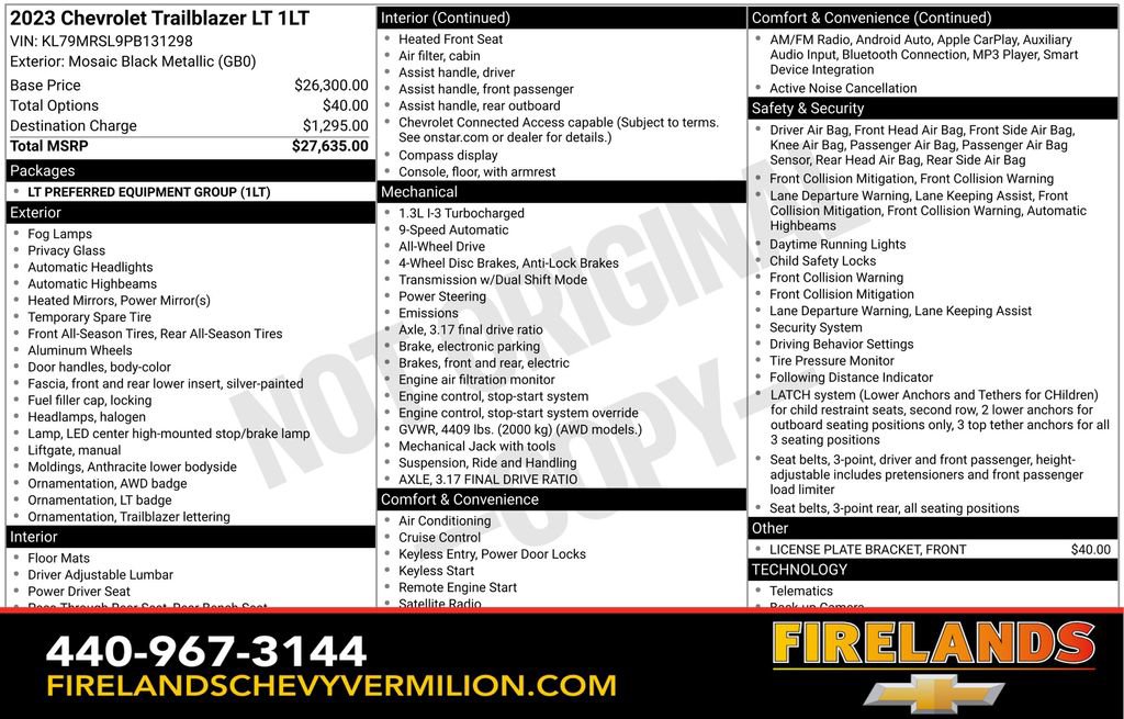 Certified 2023 Chevrolet TrailBlazer LT image 2