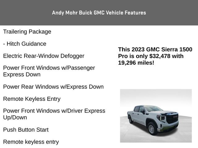 Used 2023 GMC Sierra 1500 Pro w/ Pro Value Package image 14