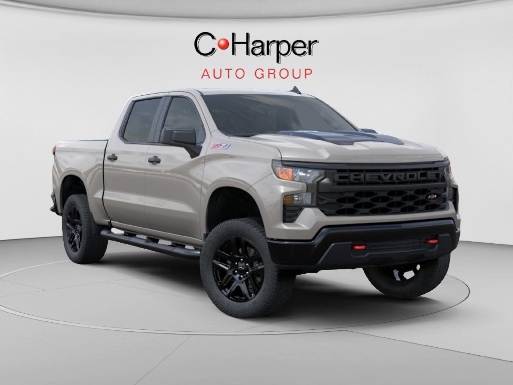 New 2026 Chevrolet Silverado 1500 Custom Trail Boss w/ LPO, Dark Essentials Package AWD/4WD image 1