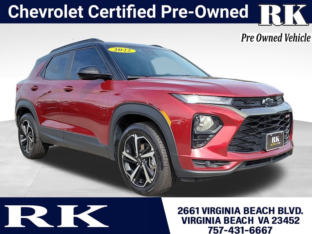 Certified 2022 Chevrolet TrailBlazer RS