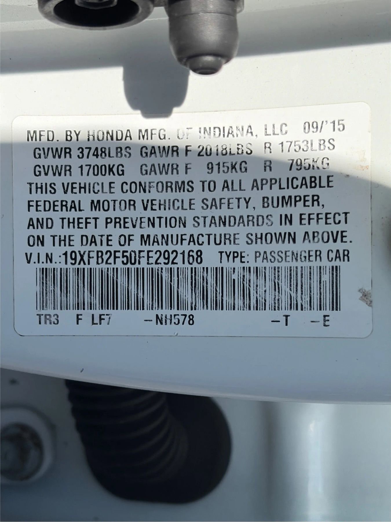 Used 2015 Honda Civic LX image 21