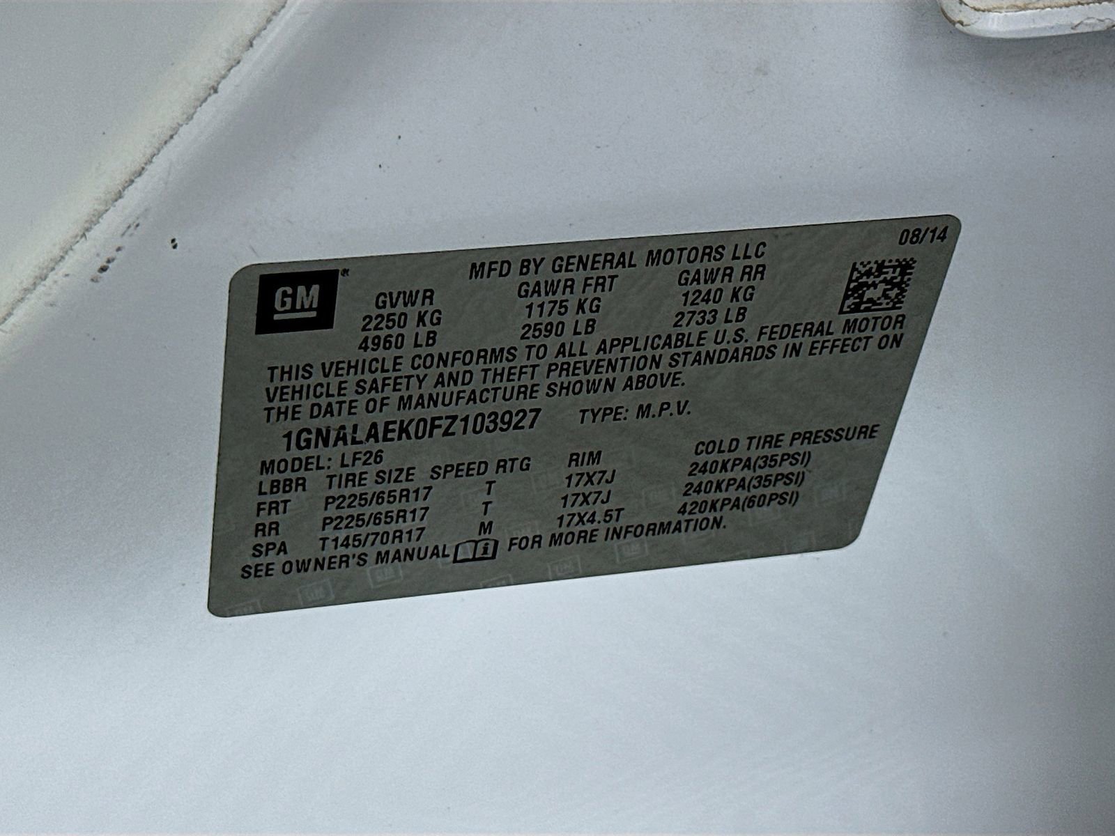 Used 2015 Chevrolet Equinox LS FWD image 26