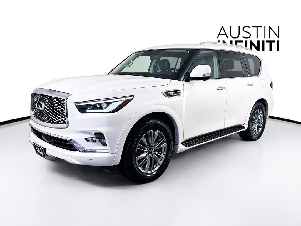 Used 2021 INFINITI QX80 Luxe w/ Cargo Package RWD image 3