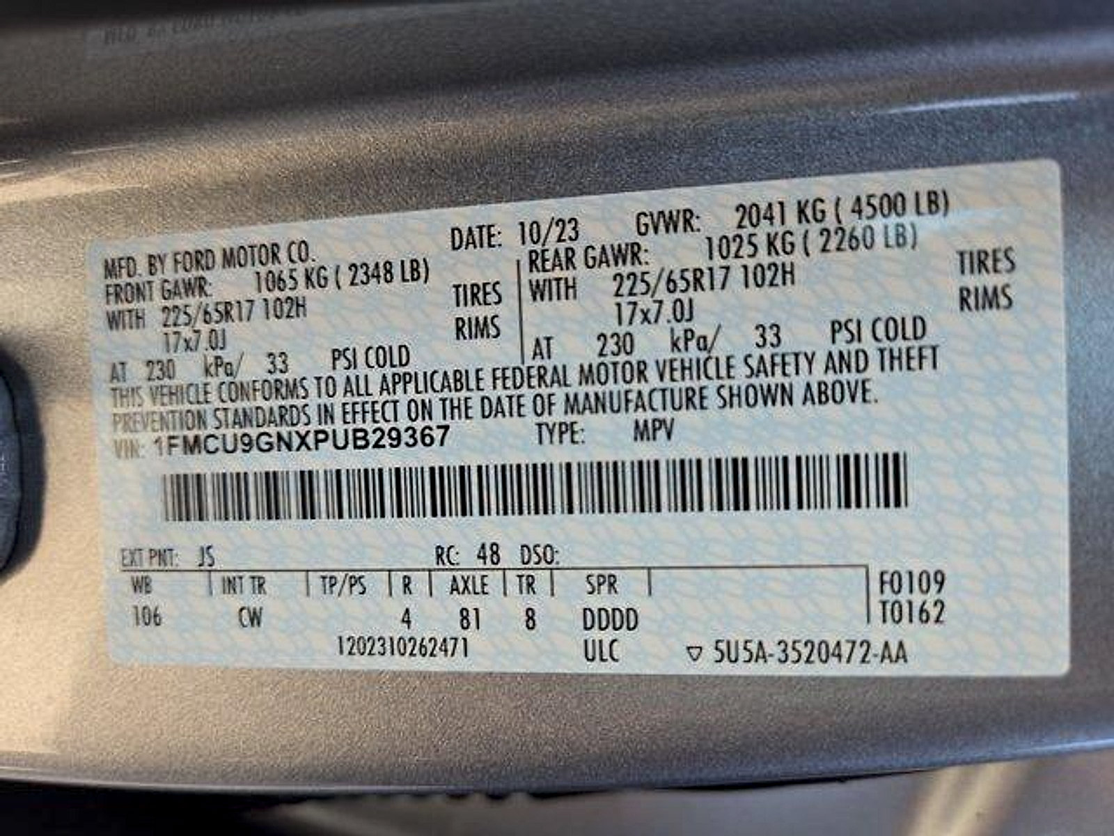 Certified 2023 Ford Escape Active w/ Tech Pack #2 AWD/4WD image 27