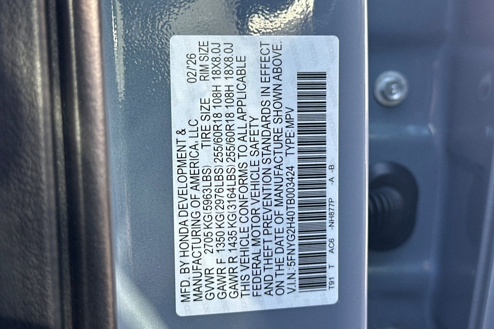 New 2026 Honda Pilot EX-L image 40