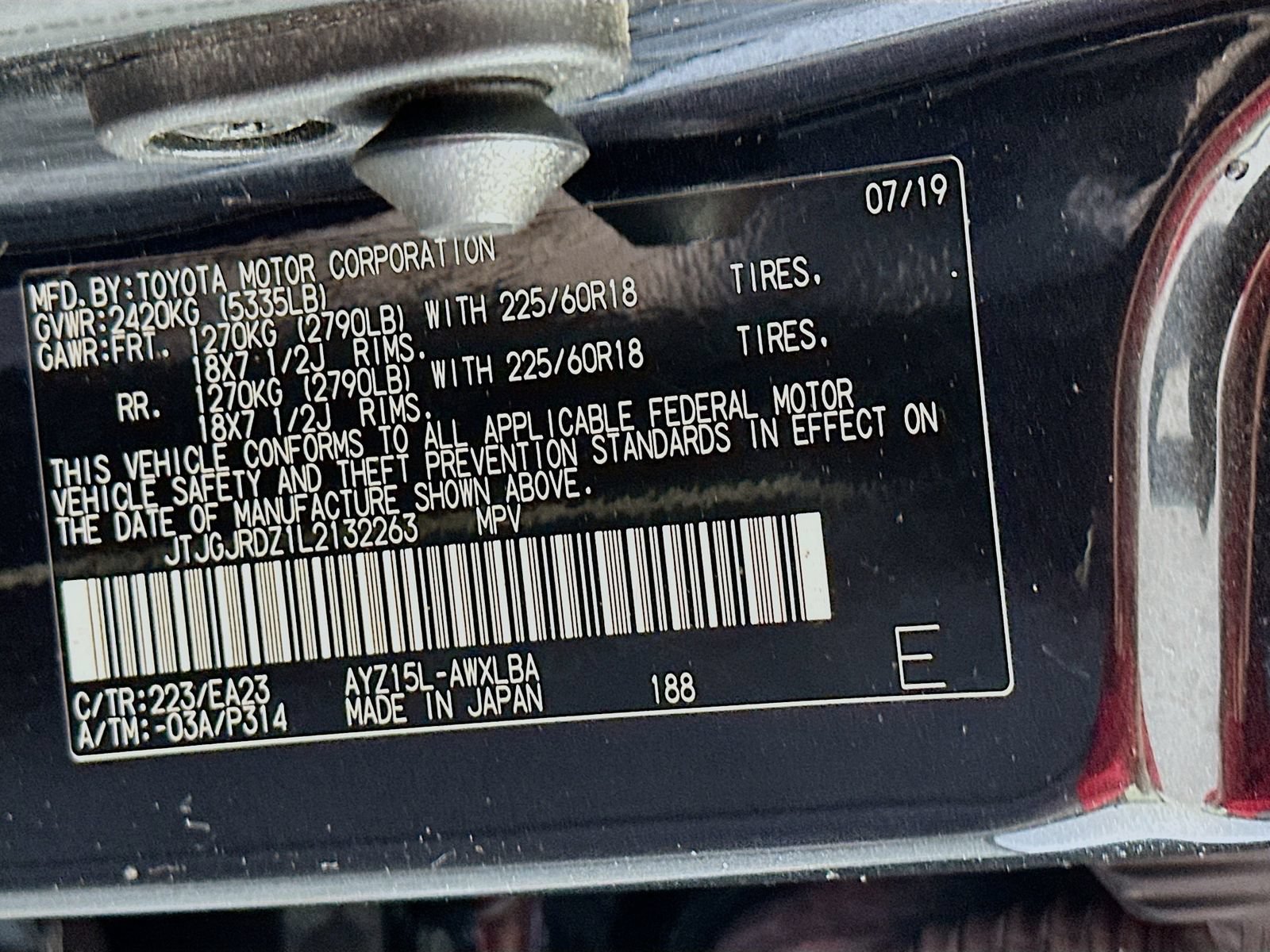 Used 2020 Lexus NX 300h AWD w/ Premium Package image 32