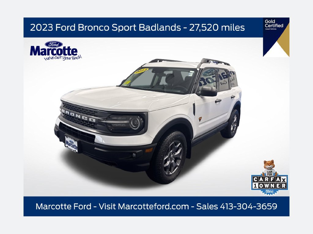 Certified 2023 Ford Bronco Sport Badlands AWD/4WD 360° Tour