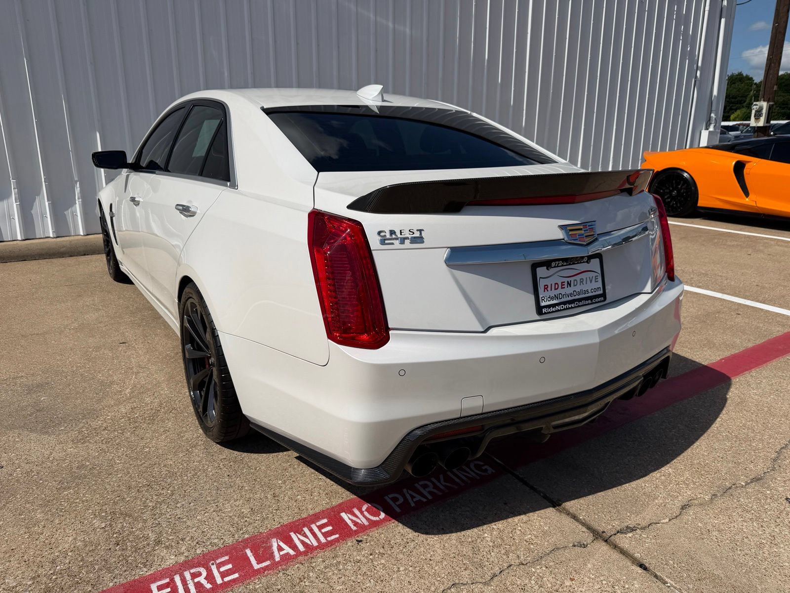 Used 2017 Cadillac CTS V w/ Carbon Black Package RWD image 4