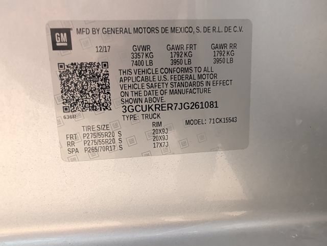 Used 2018 Chevrolet Silverado 1500 LT w/ LT Eassist Package AWD/4WD image 28