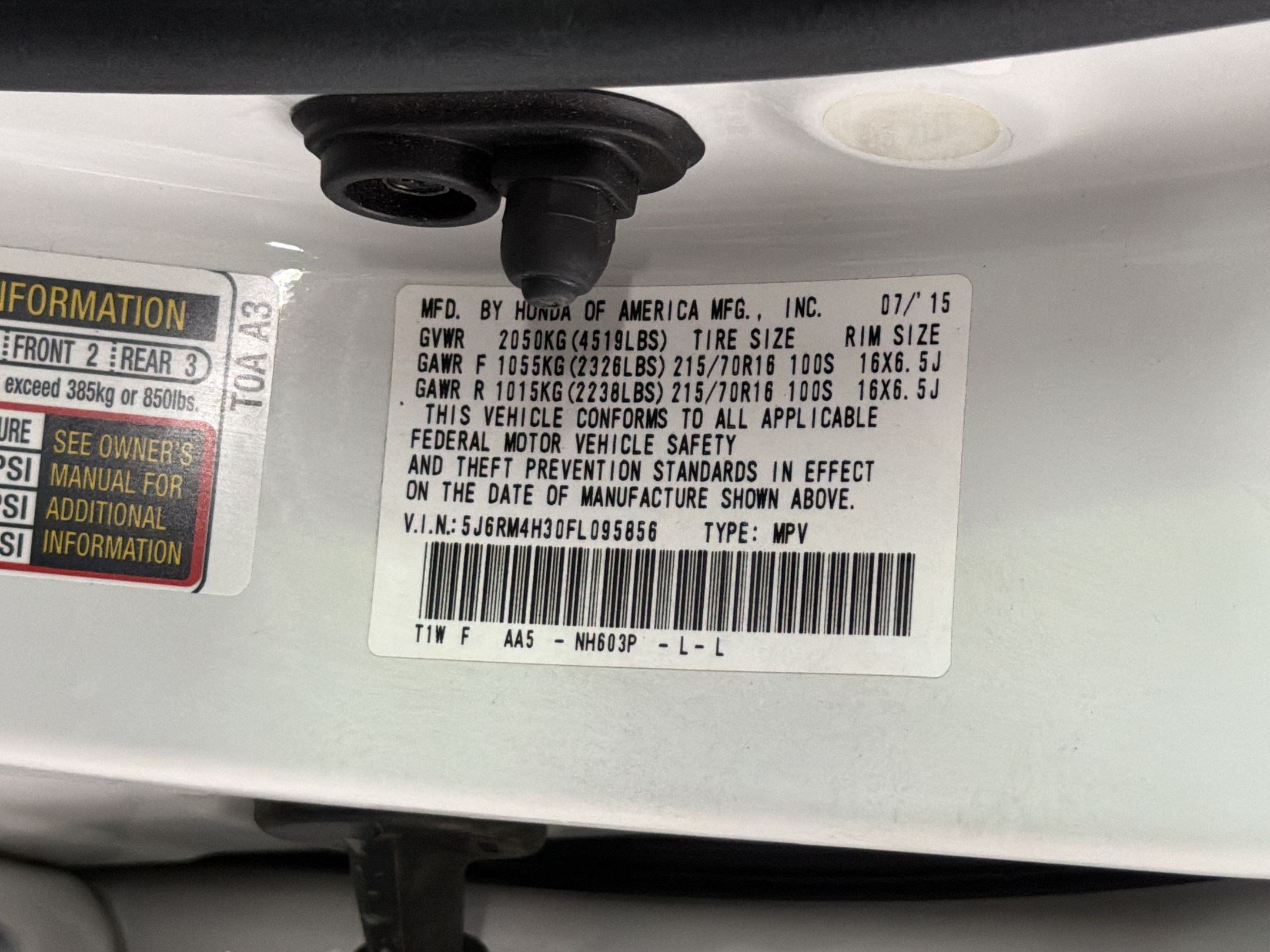 Used 2015 Honda CR-V LX image 23