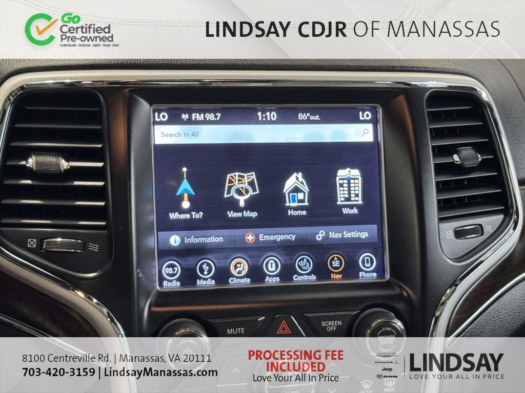 Used 2018 Jeep Grand Cherokee Limited AWD/4WD image 24