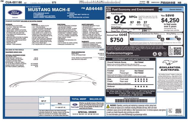 Used 2023 Ford Mustang Mach-E Premium AWD/4WD image 7