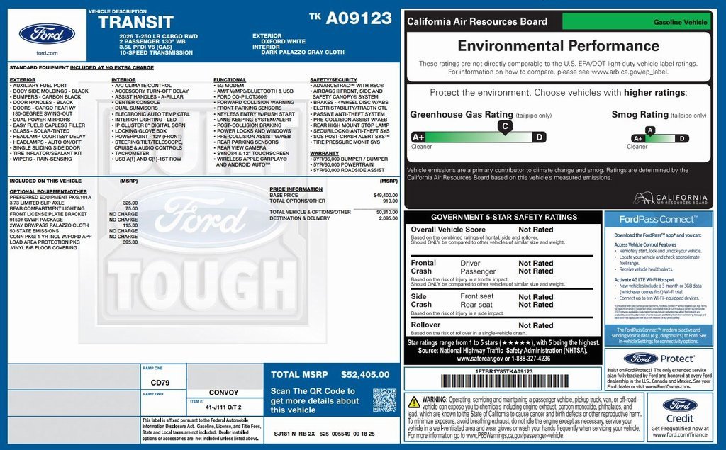 New 2026 Ford Transit 250 Low Roof image 2