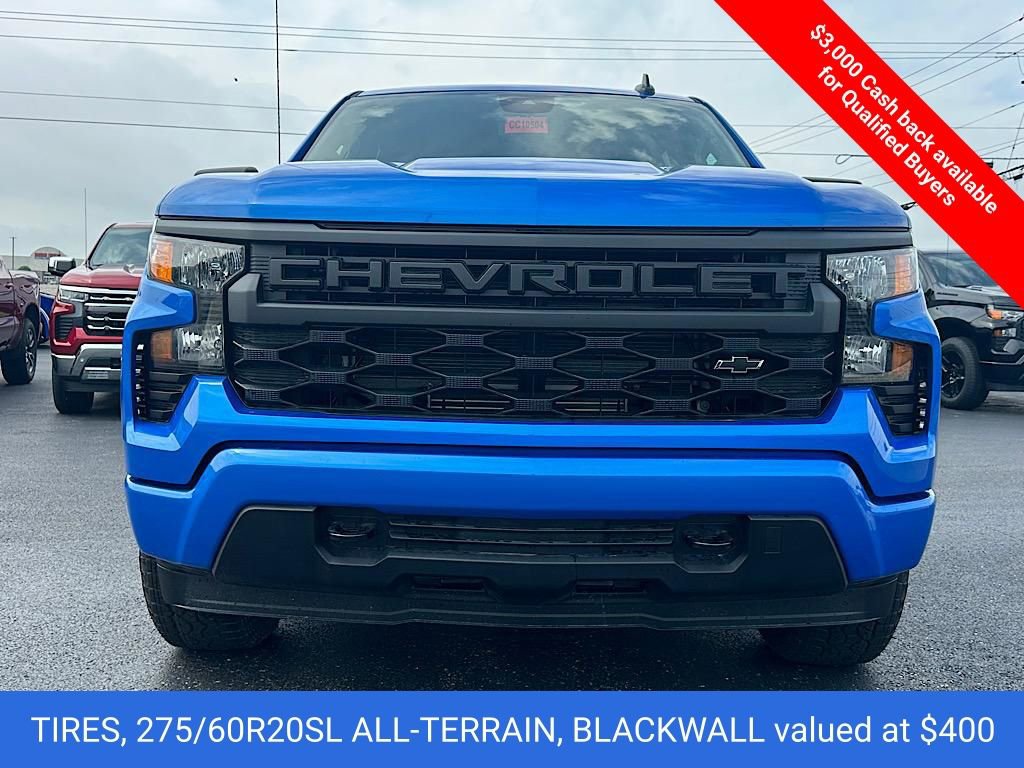 New 2025 Chevrolet Silverado 1500 Custom w/ Turbomax Blackout Package video 2