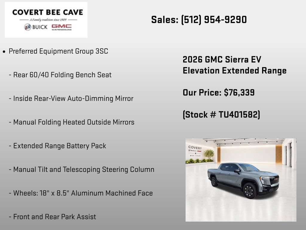 New 2026 GMC Sierra EV Elevation AWD/4WD image 8