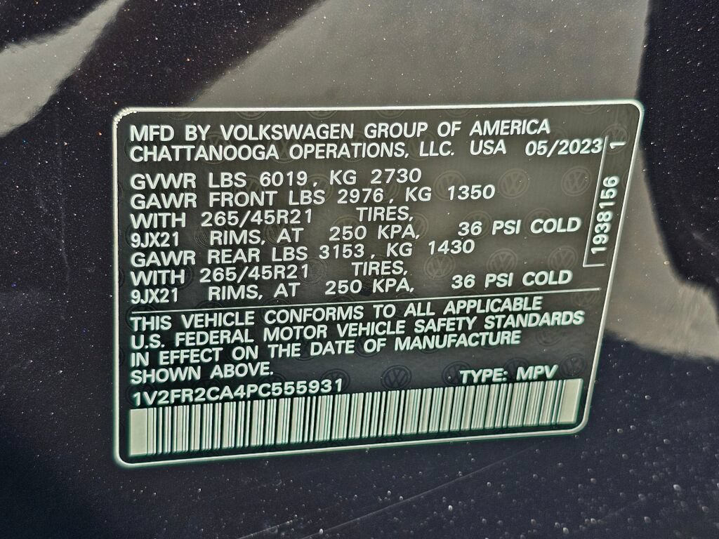 Certified 2023 Volkswagen Atlas SEL Premium AWD/4WD image 31