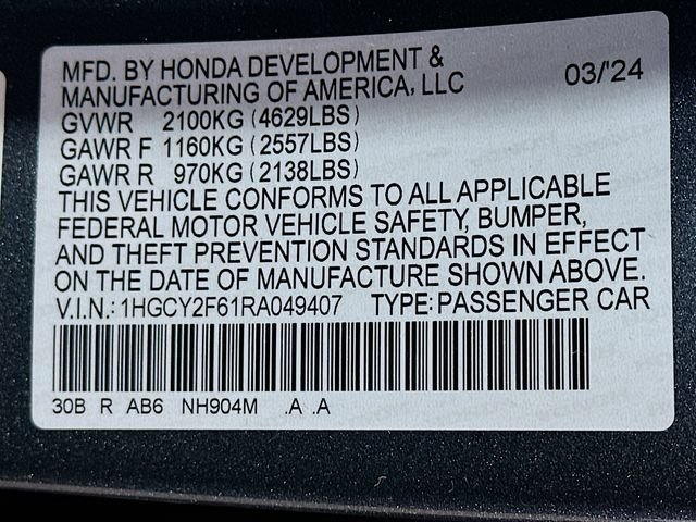 Used 2024 Honda Accord EX-L image 33