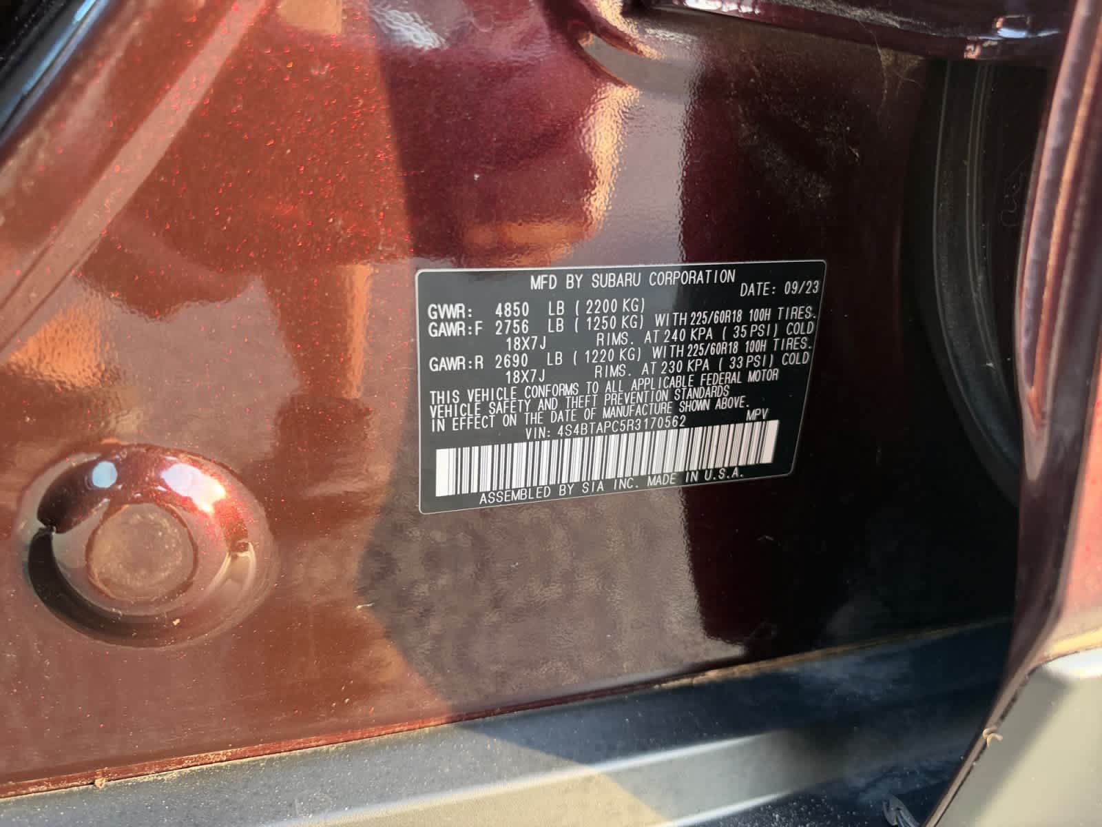 Certified 2024 Subaru Outback Touring AWD/4WD image 16