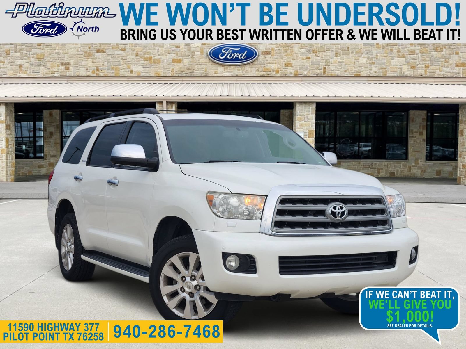Used 2016 Toyota Sequoia Platinum RWD image 1