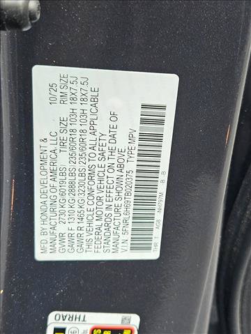 Used 2026 Honda Odyssey EX-L image 15
