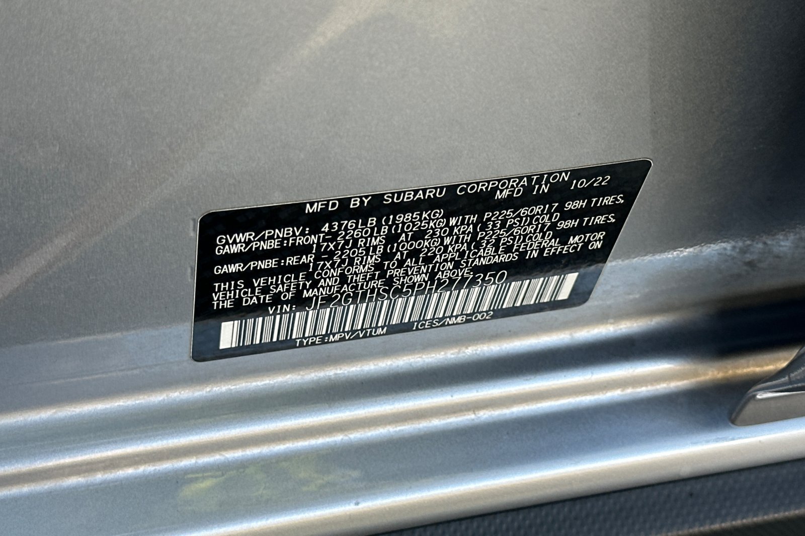 Used 2023 Subaru Crosstrek 2.5i Sport AWD/4WD image 27