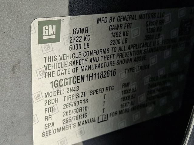 Used 2017 Chevrolet Colorado LT AWD/4WD image 25