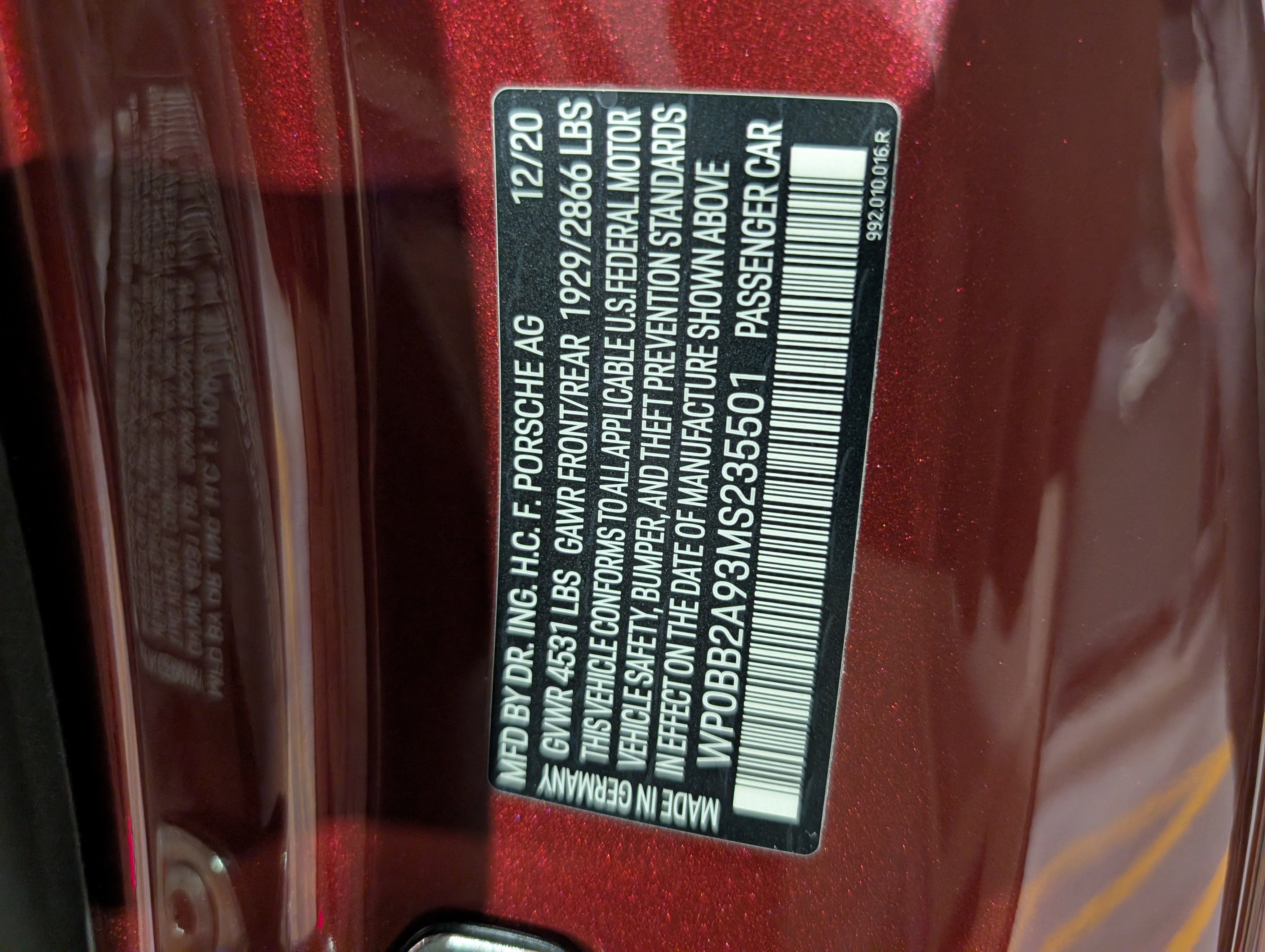 Certified 2021 Porsche 911 Targa 4S Heritage Design image 44