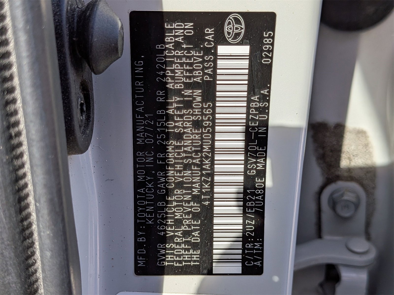 Used 2021 Toyota Camry TRD w/ TRD Package w/JBL Audio image 39