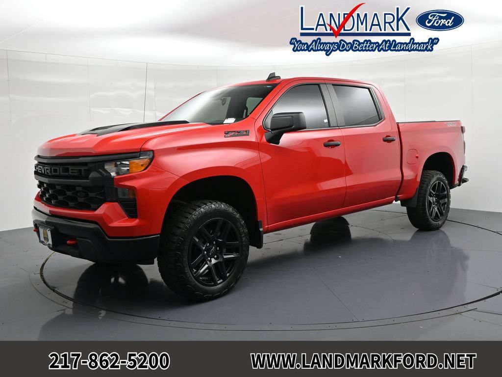 Used 2024 Chevrolet Silverado 1500 Custom Trail Boss w/ LPO, Dark Essentials Package