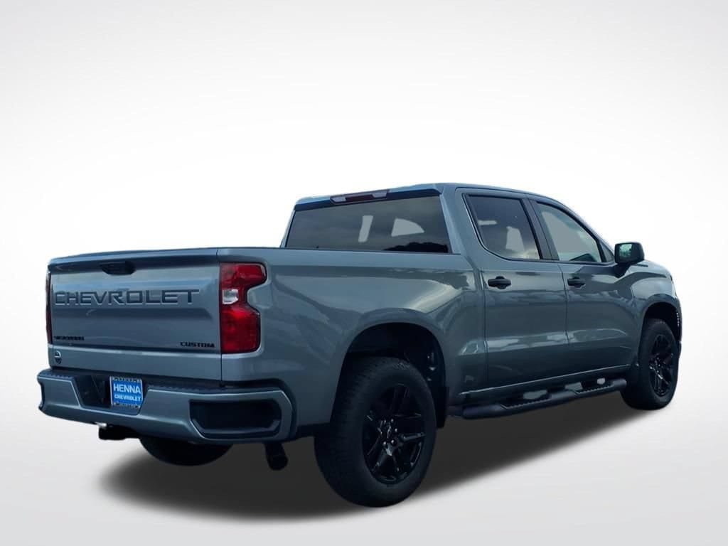 New 2026 Chevrolet Silverado 1500 Custom w/ Turbomax Blackout Package RWD image 3