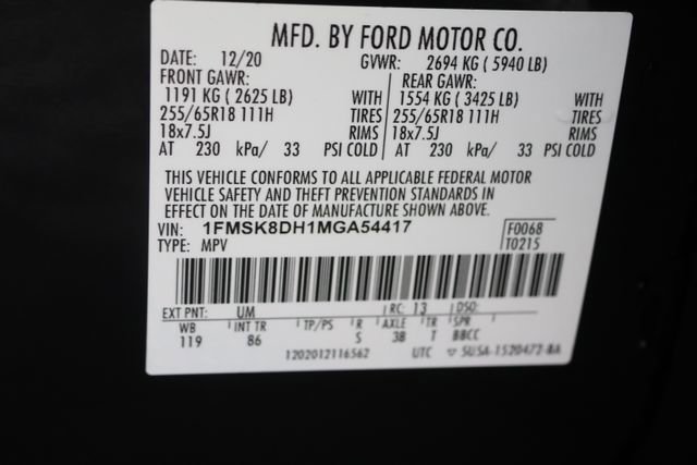 Used 2021 Ford Explorer XLT image 30