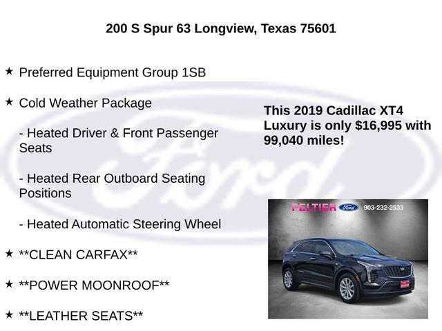 Used 2019 Cadillac XT4 Luxury w/ Cold Weather Package image 5