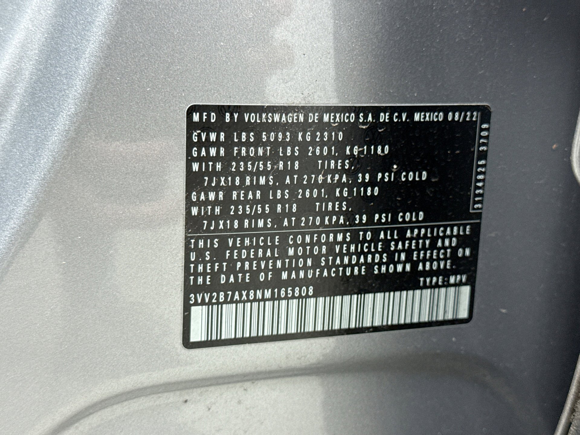 Used 2022 Volkswagen Tiguan SE AWD/4WD image 12